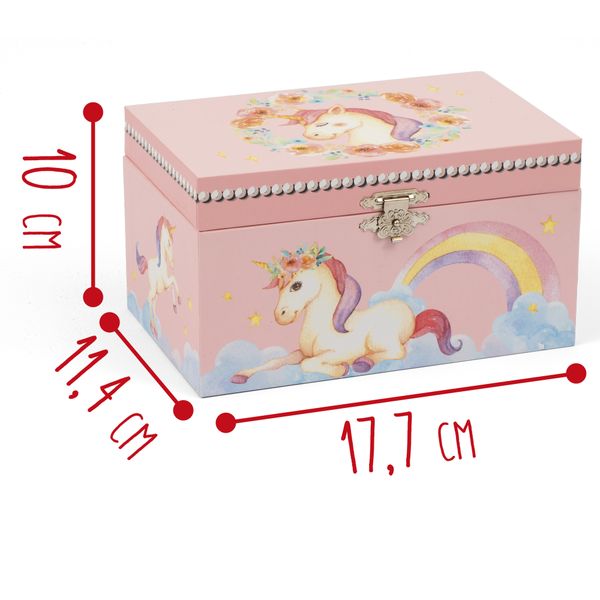 Carillon portagioie e musicale unicorno - miss fashion - MISS FASHION