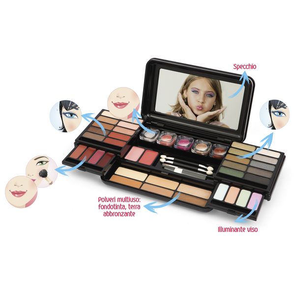 Cofanetto make-up: glam star case - MISS FASHION