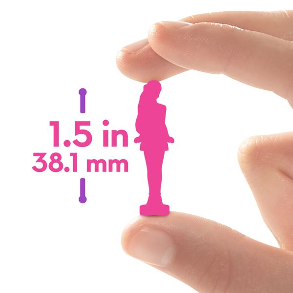 Mini barbieland - color reveal - mini bambola con sorpresa che cambia colore con l'acqua - Barbie