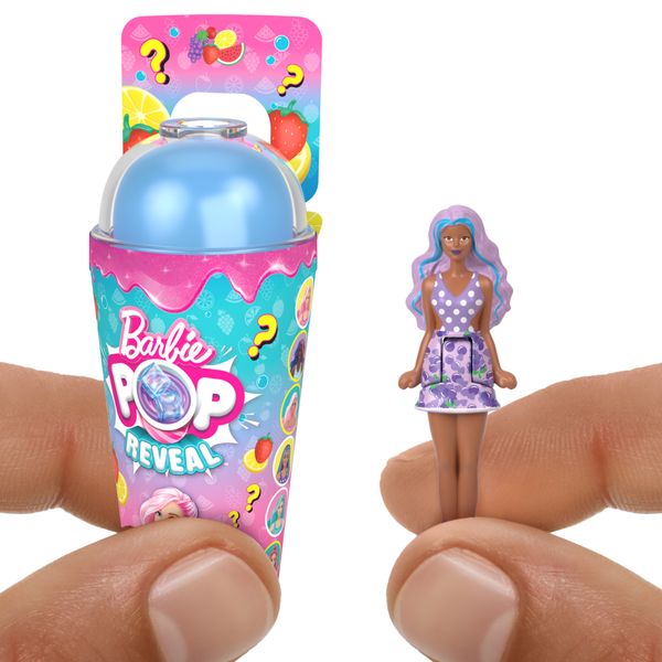 Mini barbieland - pop reveal - mini bambola con sorpresa e gioco sensoriale - Barbie