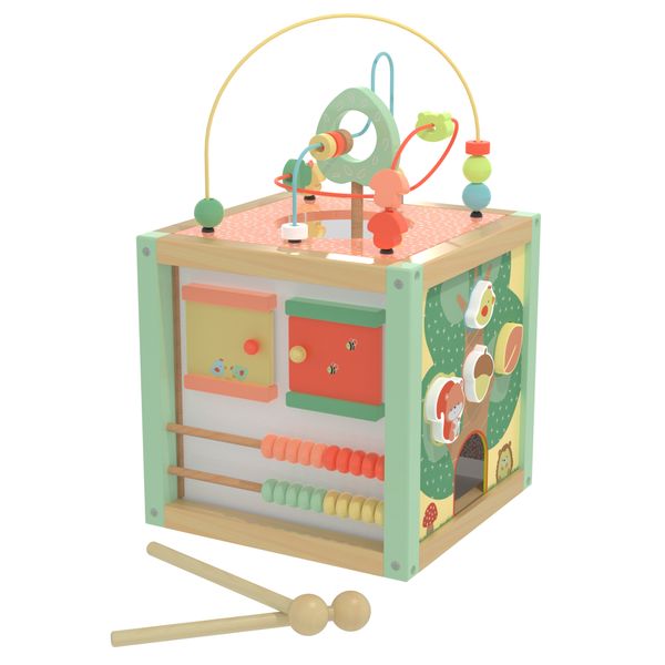 Maxi cubo multiattività in legno - wood "n" play - WOOD 'N' PLAY