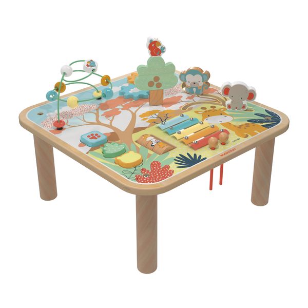 Tavolino multiattività in legno - savana - wood "n" play - WOOD 'N' PLAY