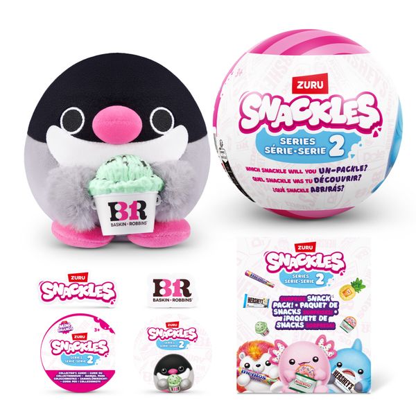 Snackles serie 2 snackle da 12 cm di zuru cuddly squishy comfort - 