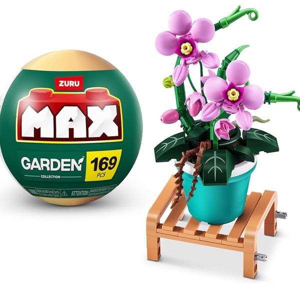 Collezione max premium garden building bricks assortito (fino a 233 pezzi, 6 da collezionare) - ZURU