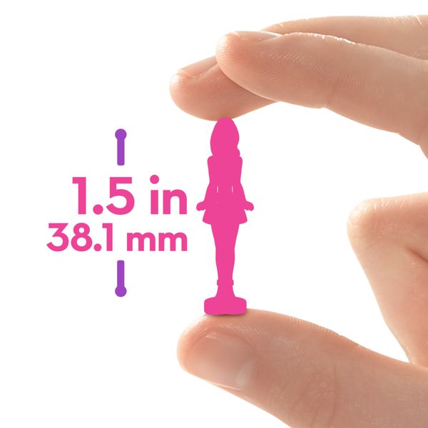 Mini barbieland - fashionistas - mini bambole in un tubetto di rossetto con sorpresa - Barbie
