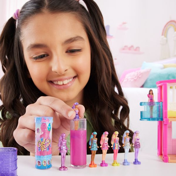 Mini barbieland - color reveal - mini bambola con sorpresa che cambia colore con l'acqua - Barbie