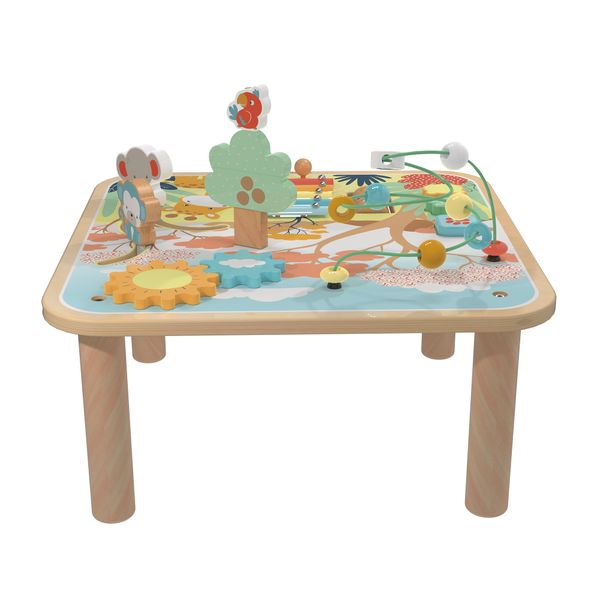 Tavolino multiattività in legno - savana - wood "n" play - WOOD 'N' PLAY