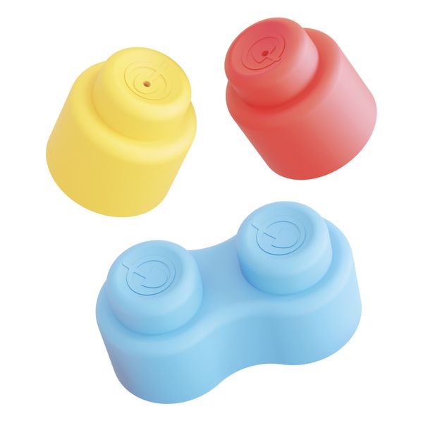 Momy soft 12 blocks set, quercetti, gioco di costruzioni, 6-36 mesi - 
