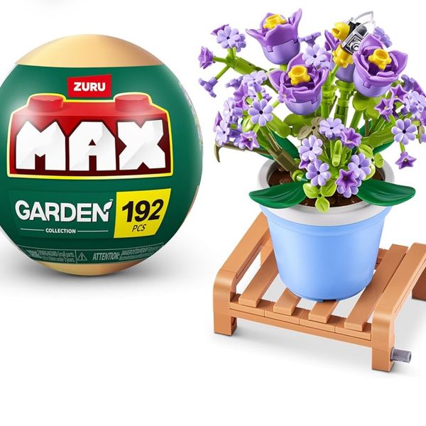 Collezione max premium garden building bricks assortito (fino a 233 pezzi, 6 da collezionare) - ZURU