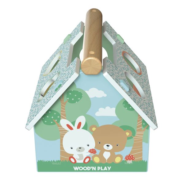 Casetta tante forme in legno - wood "n" play - WOOD 'N' PLAY