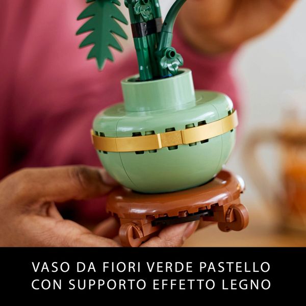 Lego icons 10368 crisantemo, fiore finto da costruire per adulti, regalo creativo di compleanno per donna, uomo, lei o lui - LEGO ICONS BOTANICAL, LEGO, LEGO ICONS
