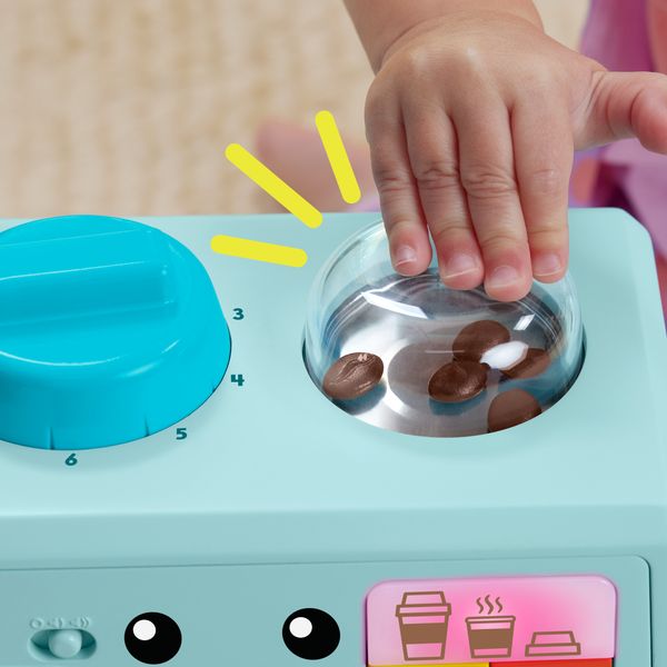 Fisher-price - la mia prima macchinetta del caffè, set smart stages per l'apprendimento con pulsanti, musica e suoni - FISHER-PRICE