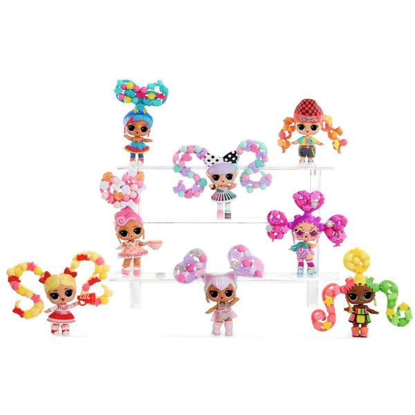 Lol surprise hair beads tots con oltre 60 perline per capelli, bambola da collezione, acconciature fai da te, bambola con perline per capelli - L.O.L SURPRISE