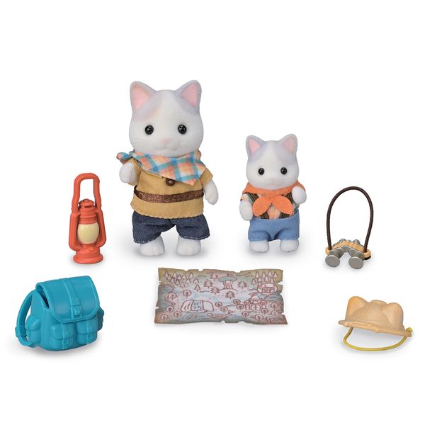 Sylvanian families - vacanze - set esplorazione fratello e bebè gatto latte - SYLVANIAN FAMILIES