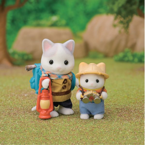 Sylvanian families - vacanze - set esplorazione fratello e bebè gatto latte - SYLVANIAN FAMILIES