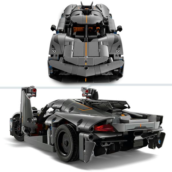 Lego technic 42173 hypercar koenigsegg jesko absolut grigia, modellino di auto da costruire, macchina giocattolo bambini 10+ - LEGO TECHNIC, LEGO