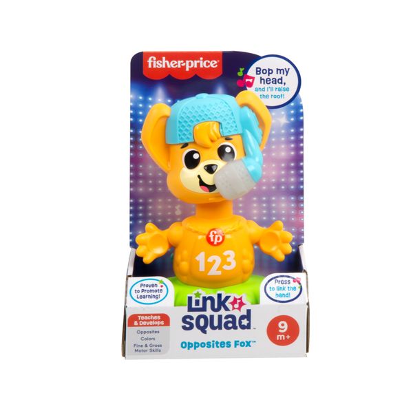 Fisher- price animal band - rino il volpino impariamo gli opposti, volpe interattiva per l'apprendimento con luci, canzoni e suoni - FISHER-PRICE