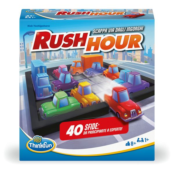 Thinkfun - rush hour scappa dagli ingorghi, gioco di logica per bambini età 8+ anni - RAVENSBURGER