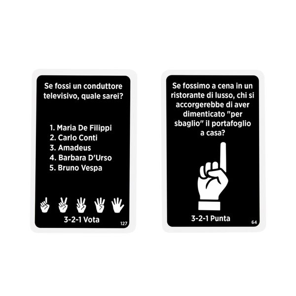 E se fossi..., gioco per adulti con domande divertenti e ridicole, votazione con le dita con carte e ruote - MATTEL GAMES