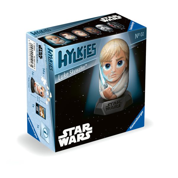 Ravensburger - hylkies star wars, luke skywalker, personaggi collezionabili, 54 pezzi - RAVENSBURGER 3D PUZZLE