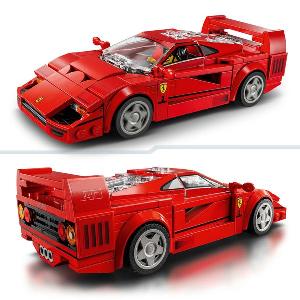 Lego speed champions 76934 supercar ferrari f40, modellino di auto sportiva, macchina giocattolo da collezione per bambini 9+ - LEGO SPEED CHAMPIONS, LEGO