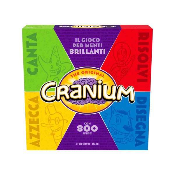 Funko games - cranium classique - gioco da tavolo - adulti e bambini 12+ - 800 sfide - famiglia o amici - materiale incluso - 45 min - 4+ giocatori - 