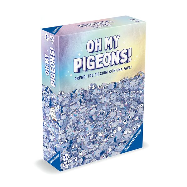 Ravensburger - oh my pigeons!, versione italiana, party game, 2-5 giocatori, 8+ anni - RAVENSBURGER