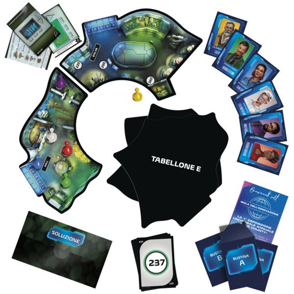 Cluedo escape - delitto all'esposizione universale, gioco da tavolo, giochi in versione escape room da risolvere 1 volta sola - 10+ - CLUE/CLUEDO, HASBRO GAMING