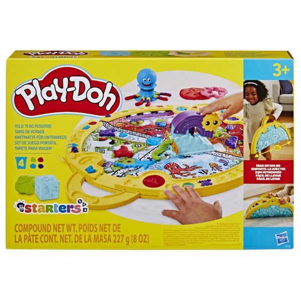 Play-doh - la mia prima valigetta delle attività, con tappetino da gioco portatile - PLAY-DOH