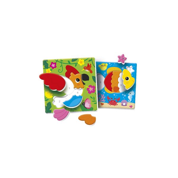 Sapientino logic gioco educativo - impara numeri e colori con puzzle di animali - clementoni - SAPIENTINO