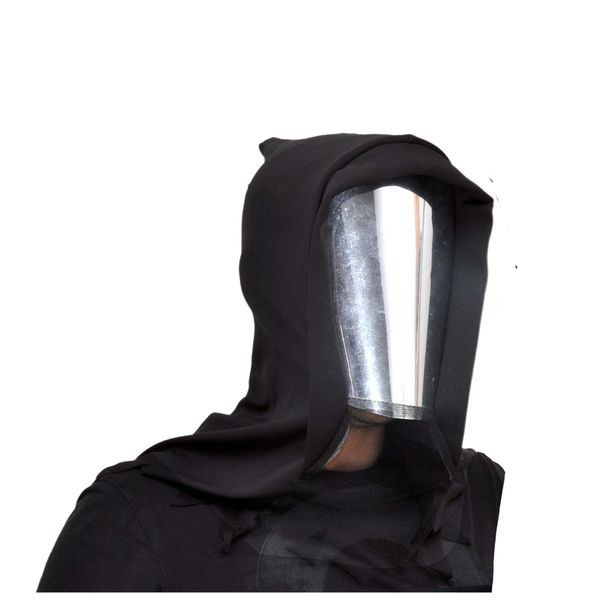 Maschera a specchio con cappuccio nero incorporato - CIAO