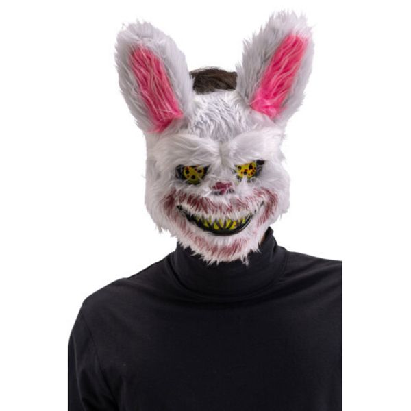 Maschera coniglio horror con peluche - halloween accessorio spaventoso - CARNIVAL TOYS