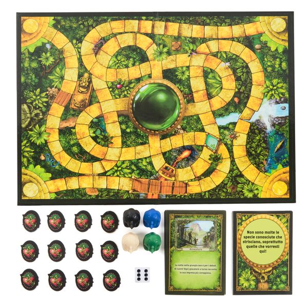 Jumanji gioco da viaggio - avventura epica con messaggi segreti e dadi per sconfiggere il pericolo - SPINMASTER