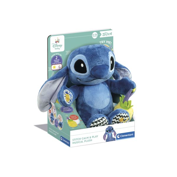 Baby clementoni - disney baby stitch musical plush - BABY CLEMENTONI, Disney Stitch