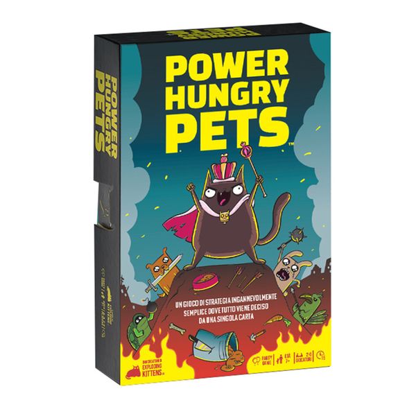 Asmodee power hungry pets - gioco da tavolo divertente e facile - ASMODEE
