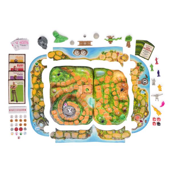 Jumanji: gioco da tavolo 3d cooperativo - raccogli i cristalli magici e sconfiggi draven - SPINMASTER