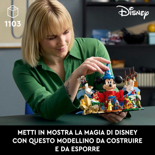 Lego ideas 21352 magia disney, set da collezione per adulti da costruire con personaggi dei film, idea regalo per uomo o donna - LEGO IDEAS, Disney, LEGO