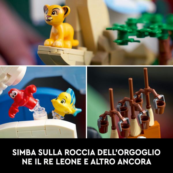 Lego ideas 21352 magia disney, set da collezione per adulti da costruire con personaggi dei film, idea regalo per uomo o donna - LEGO IDEAS, Disney, LEGO