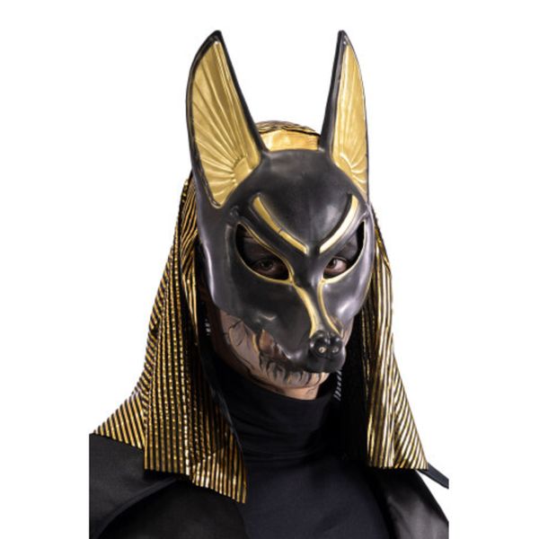 Maschera cane egizio in plastica - costume horror per halloween - CARNIVAL TOYS