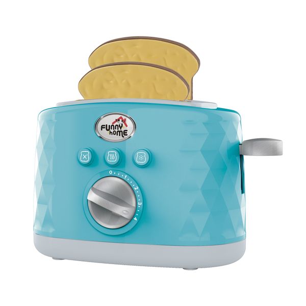 4 in 1 breakfast set per cucina giocattolo - include caffettiera, tostapane, frullatore e planetaria - funny home - FUNNY HOME, SUPERSTAR