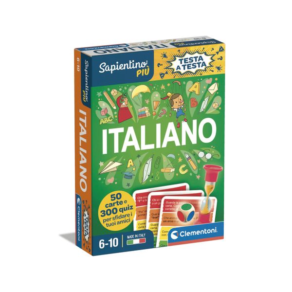 Carte quiz sapientino- sfida i tuoi amici con divertenti domande di italiano - SAPIENTINO