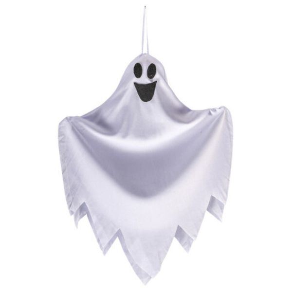 Fantasma d'appendere con luci h. 40 cm -batterie incluse - decorazione luminosa - CARNIVAL TOYS