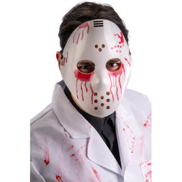 Maschera hockey insanguinata su cartoncino - accessorio horror halloween - CARNIVAL TOYS