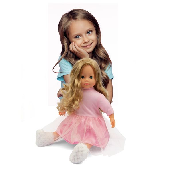 Bambola interattiva  beatrice 46 cm  - che parla e canta con accessori inclusi - love bébé - LOVE BEBÈ