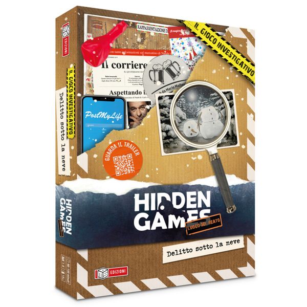Hidden games luogo del reato - delitto sotto la neve - ms edizioni - 