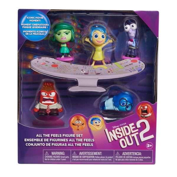 Set di personaggi disney e pixar inside out 2 - all the feels - Disney