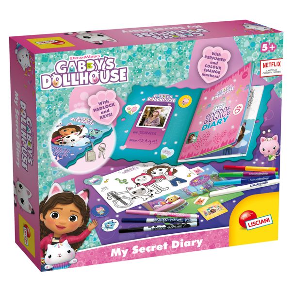 Il mio diario segreto di gabby  -  gabby's dollhouse - LISCIANI