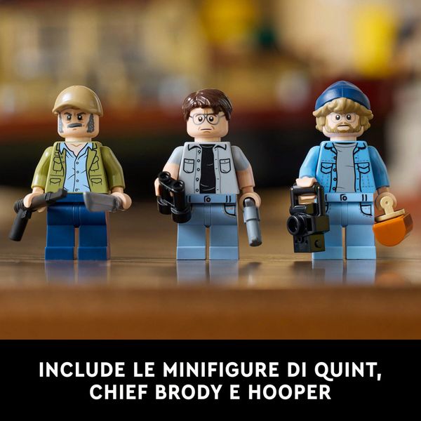 Lego ideas 21350 lo squalo, kit modellismo per adulti da costruire, diorama da collezione, regalo creativo per uomo o donna - LEGO IDEAS, LEGO