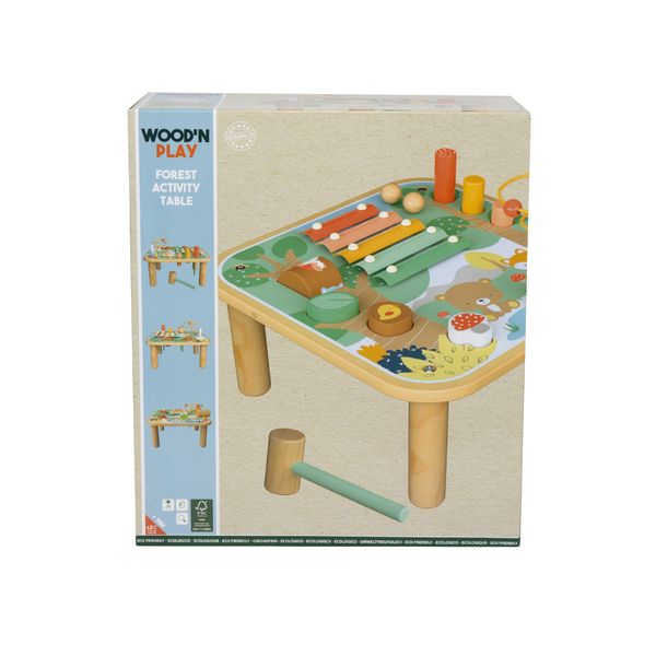 Tavolino multi attività bosco in legno - wood "n" play - WOOD 'N' PLAY