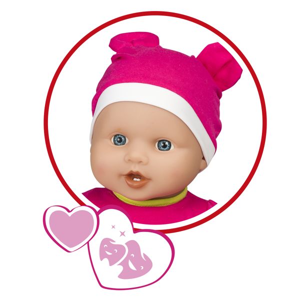 Bambola primi dentini 46 cm con corpo morbido e prime parole - love bebè - LOVE BEBÈ